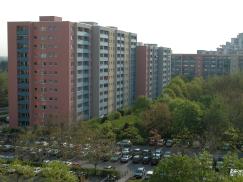 Fenster Montage in Plattenbauten