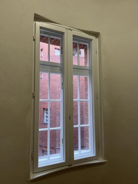 Holz-Fenster für die Archenhold-Sternwarte Innenansicht