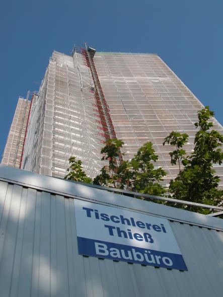 Fenster Montage in Plattenbauten 